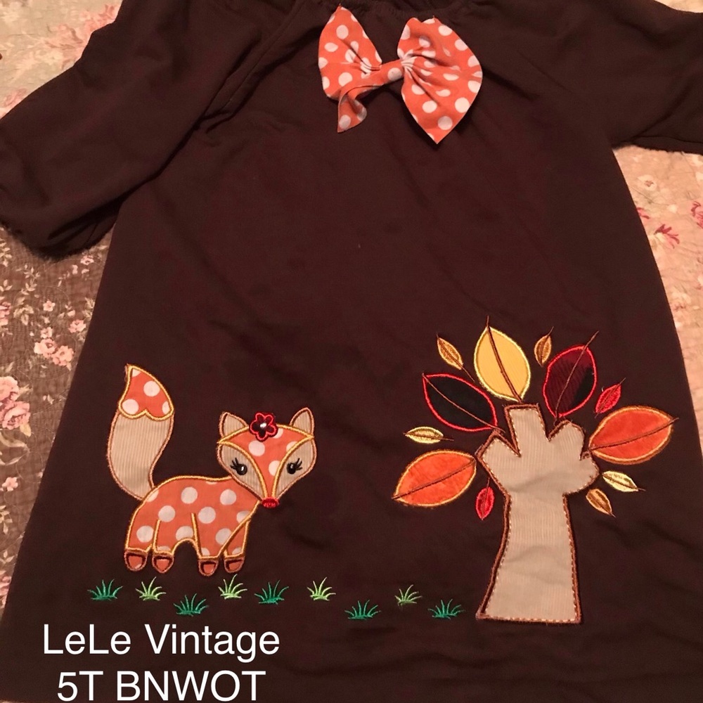 BNWOT LeLe Vintage Woodland 5T